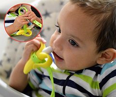 JJOVCE fixed and portable baby pacifier rope teether anti-fall chain stroller infant toy