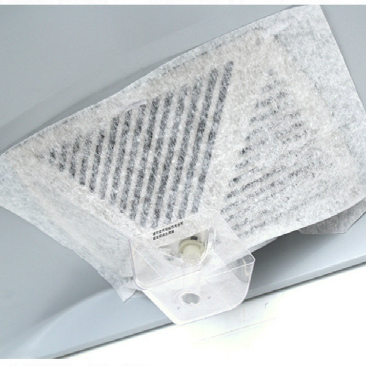 Cocina reemplazable ventilador de cocina papel de algodón absorbente de aceite 2 paquetes de filtro a prueba de aceite algodón no inflamable no tejido papel absorbente de aceite