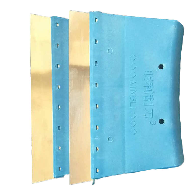 Fábrica al por mayor raspador de yeso raspador de masilla azul espesado raspador de pintura de doble capa de acero inoxidable