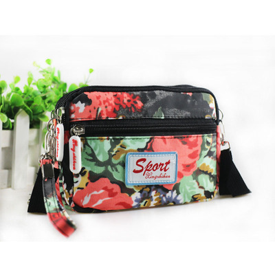 Korean Edition Selling lady coin purse four layers zipper Mid length version One shoulder Hatchback Mobile phone bag Cross section Hand handbag