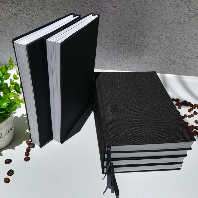 Manufactor customized Paper quality cloth Hard copy Paperback notebook to work in an office Hardcover notebook