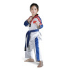 Red and blue personality Taekwondo Uniforms adult children Uniforms Road Museum Long sleeve Training clothes Manufactor Customizable wholesale