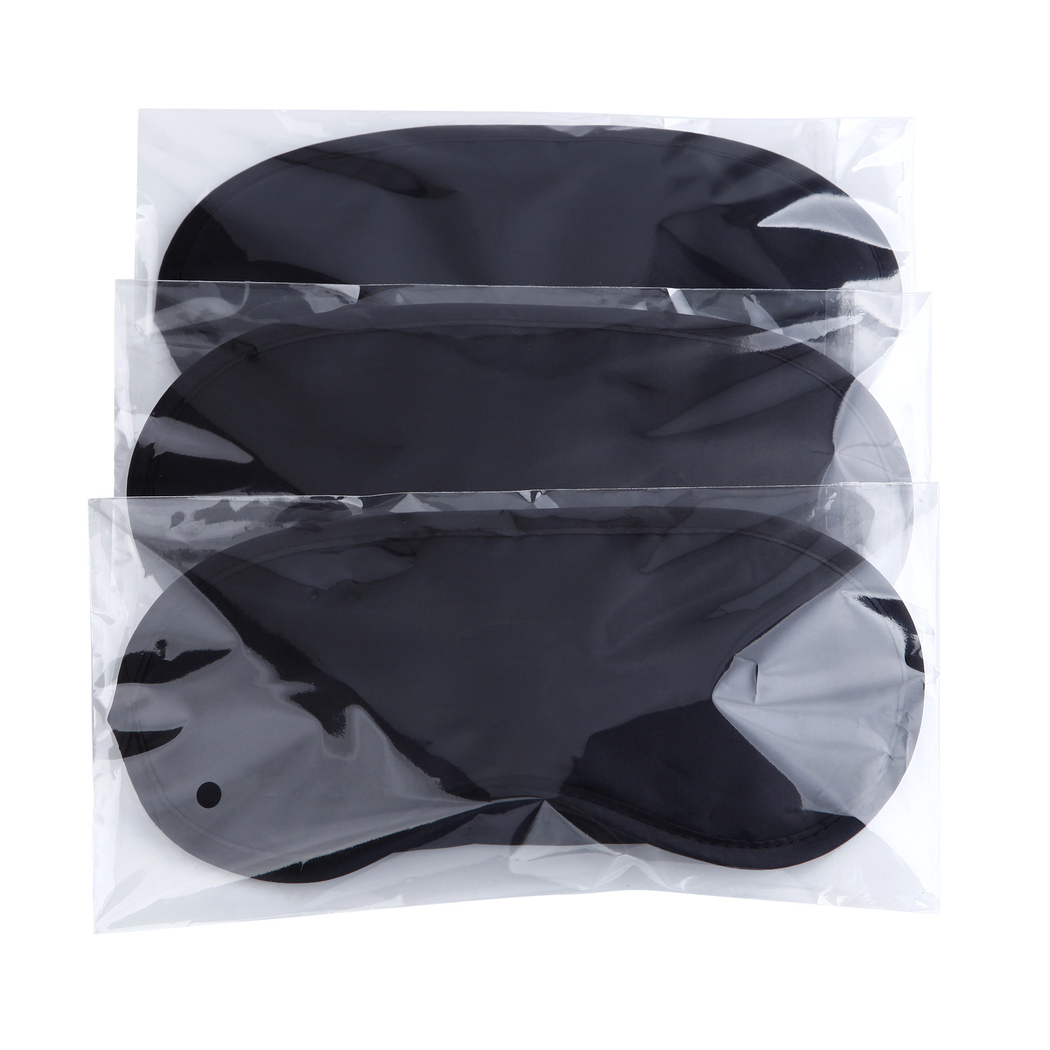 遮光透气护眼罩涤纶眼罩平铺包装拓展培训活动睡眠眼罩礼品批发