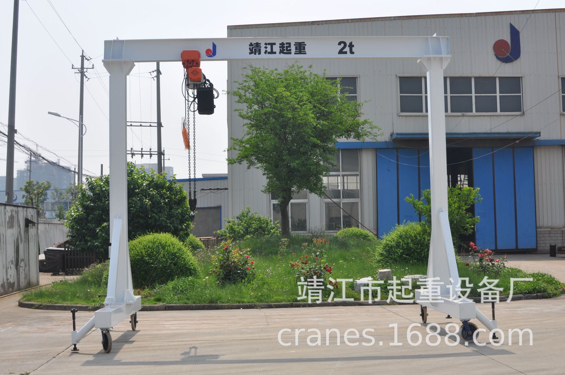 简易手推龙门吊 控制方便 小型移动式门式起重机 0.5-10t-阿里巴巴