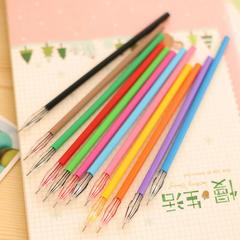 Creative Korean-style stationery diamond stone replaceable colored neutral pen refills 0.38mm 12 colors