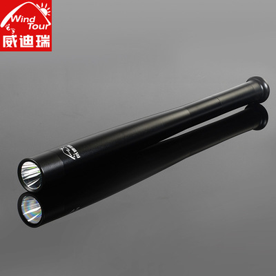 威迪瑞手电筒户外充电便携多功能远射手电防身应急防狼棒球棒手电|ms