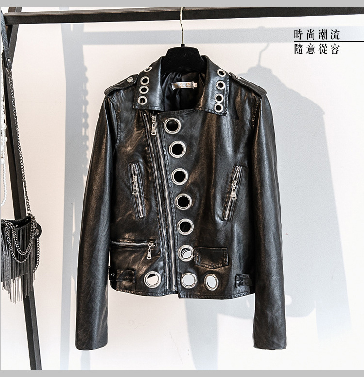 Veste cuir femme DIDAMAI en PU - Ref 3331755 Image 14