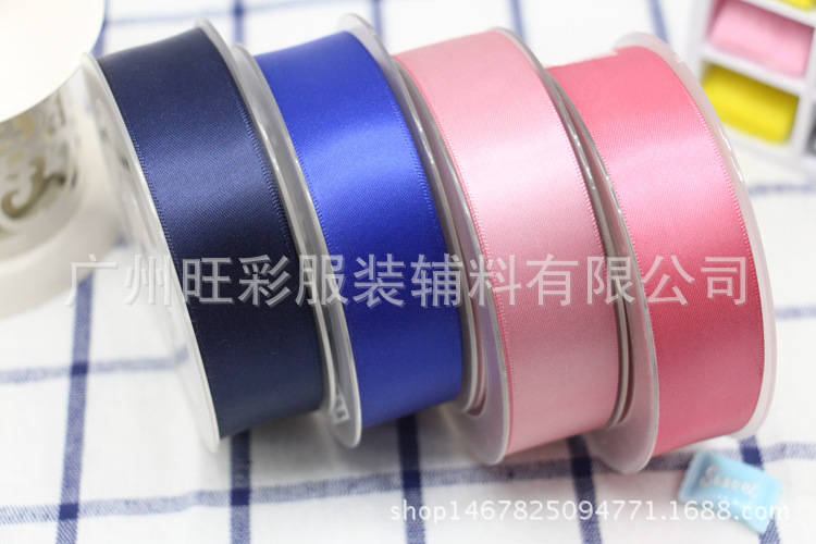 丝带织带缎带织带38mm色丁带包装印刷婚礼策划生日展览花簇包装