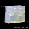 Transparent small square silicone mold