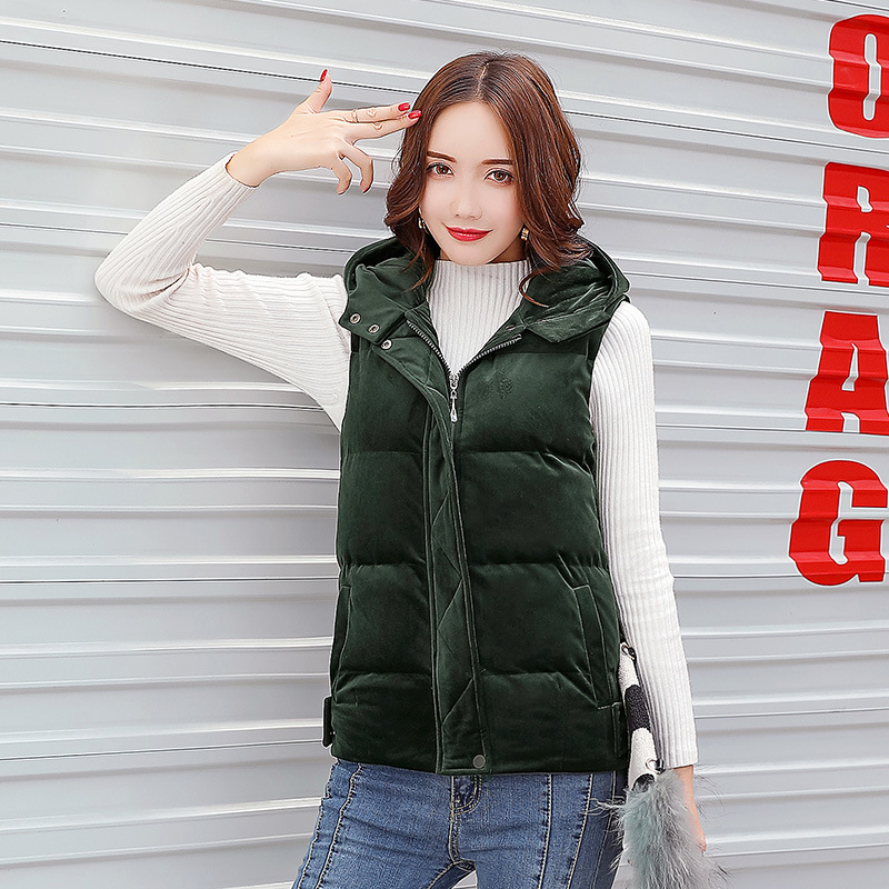 Gilet femme en Velours d or - Ref 3317509 Image 3