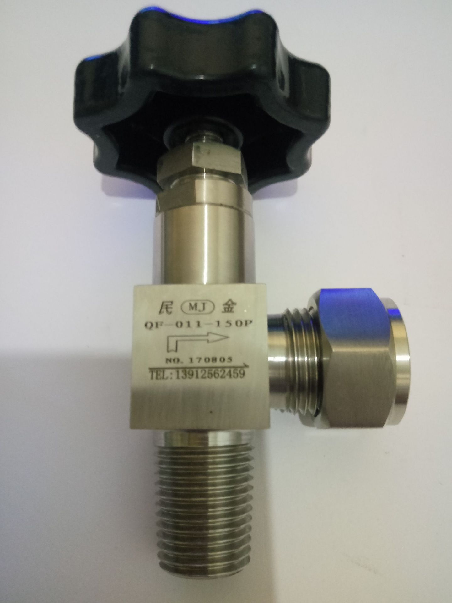 气体不绣钢钢瓶阀QF-011-150P不绣钢瓶阀隔膜式钢瓶阀