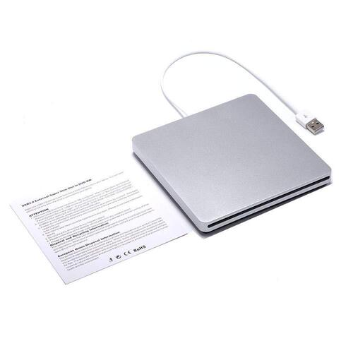 USB2.0 external slot-loading DVD burner VCD player external mobile optical drive computer all-in-one machine universal