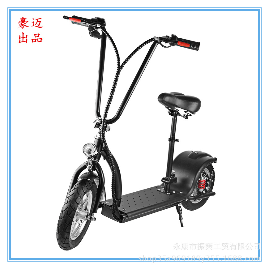 厂家直销 新款迷你折叠成人小哈雷电动车 电动自行车 豪迈出品