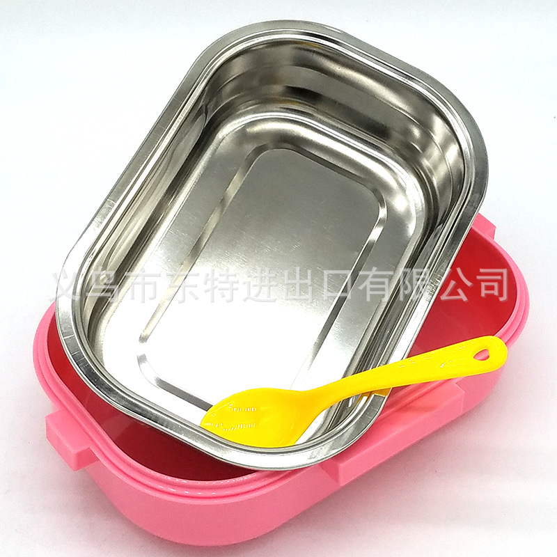 Factory direct sales of 750ml stainless steel lunch boxes, cartoon bento boxes, children and students' food compartments, sealed and anti-overflow lunch boxes detail image 13