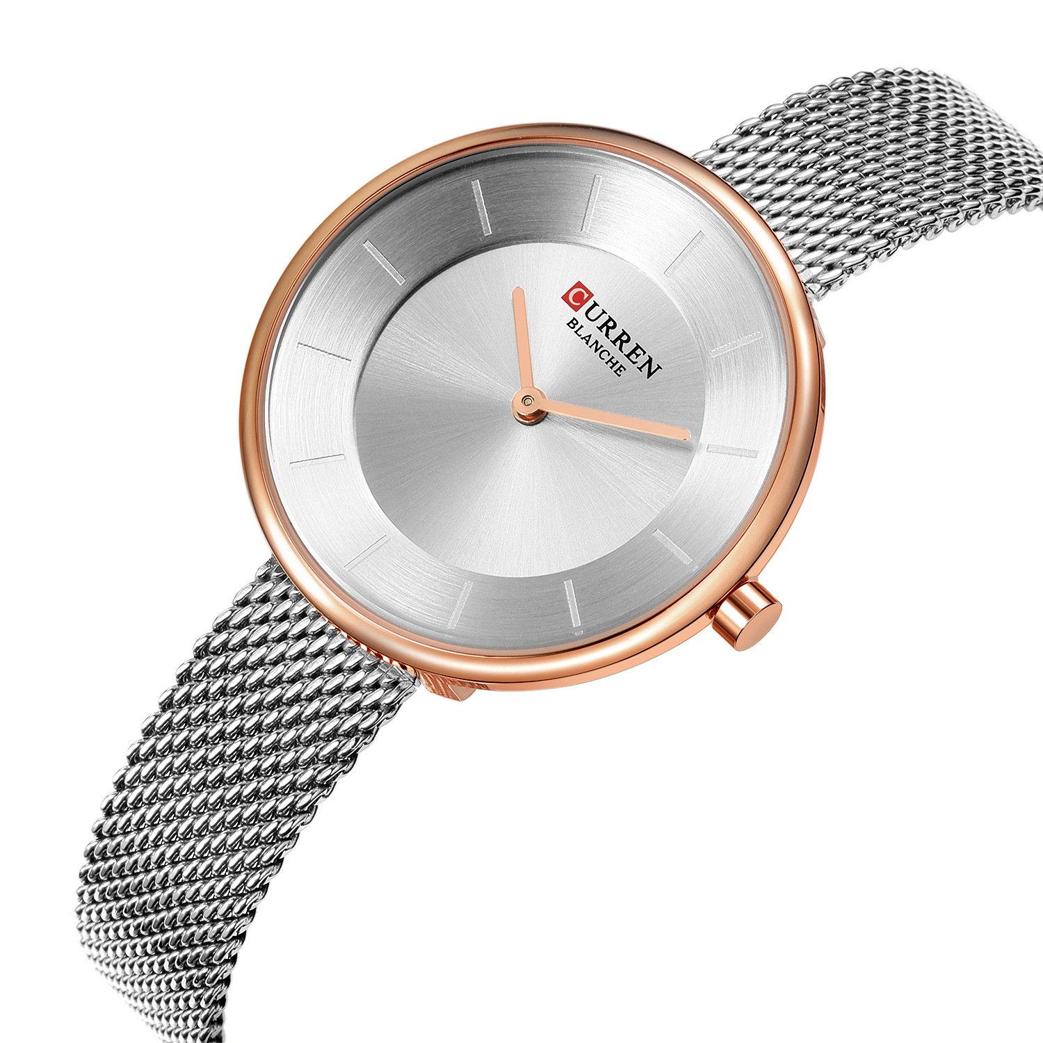 Curren/Carryon 9030 Women's Watch Mesh Belt Women's Watch Waterproof Quartz Watch Casual Fashion Women's Watch_voghion.com