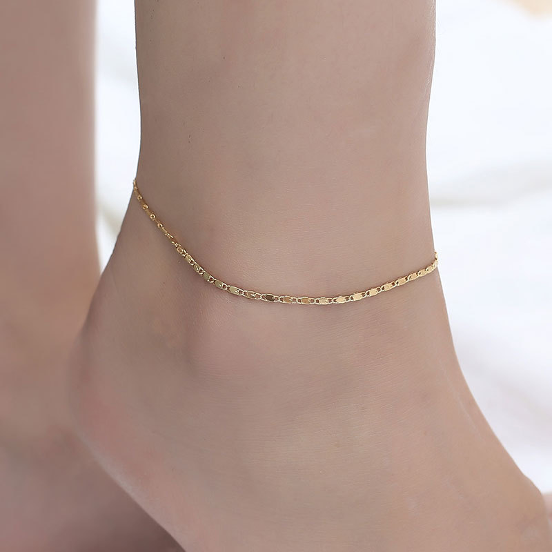 Best Selling Anklet Beach Ladies Anklet Foot Metal Chain Fashion Foot Bare Chain Wholesale display picture 1