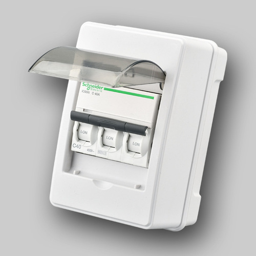 Factory Products for Stock: Full Plastic A Series 2-4 Pole Circuit Breaker Protective Box, Household Wall-mounted Distribution Box, Large Supply