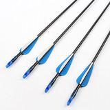 Производитель БЕСПЛАТНАЯ ДОСТАВКА SPONIC SPOT ARCHERY BUSIGNS Упражнения стеклянные волокно стрелки за пределами трещин, прочные 6 -мм капель стеклянных стрел.