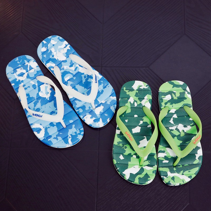 新款迷彩人字拖男士夏季防滑涼拖鞋個性韓版潮流室外沙灘鞋男休閑