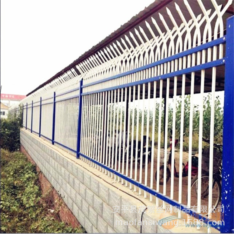 现货异形工厂小区喷塑锌钢护栏户外隔离栏铁艺护栏围栏量大优惠