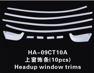 Şüşə kənarı xromları/moldingləri Car Window Trim Strip Car