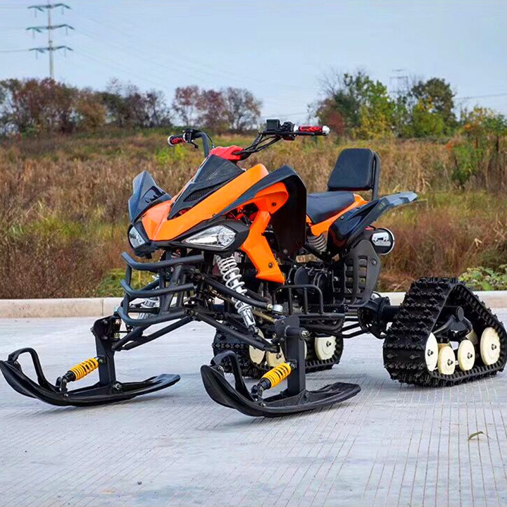 150-200CC雪地摩托车改装履带式雪橇车四轮越野沙滩车全地形ATV