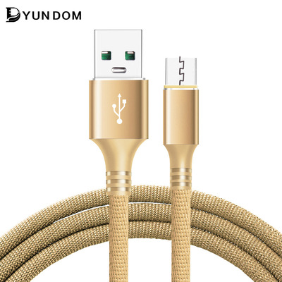 布艺私模适用于苹果 1米三星安卓手机数据线合金编织尼龙充电线