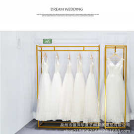 高档婚纱展示架简约婚纱架礼服架落地式婚纱店衣架展示架货架铁艺