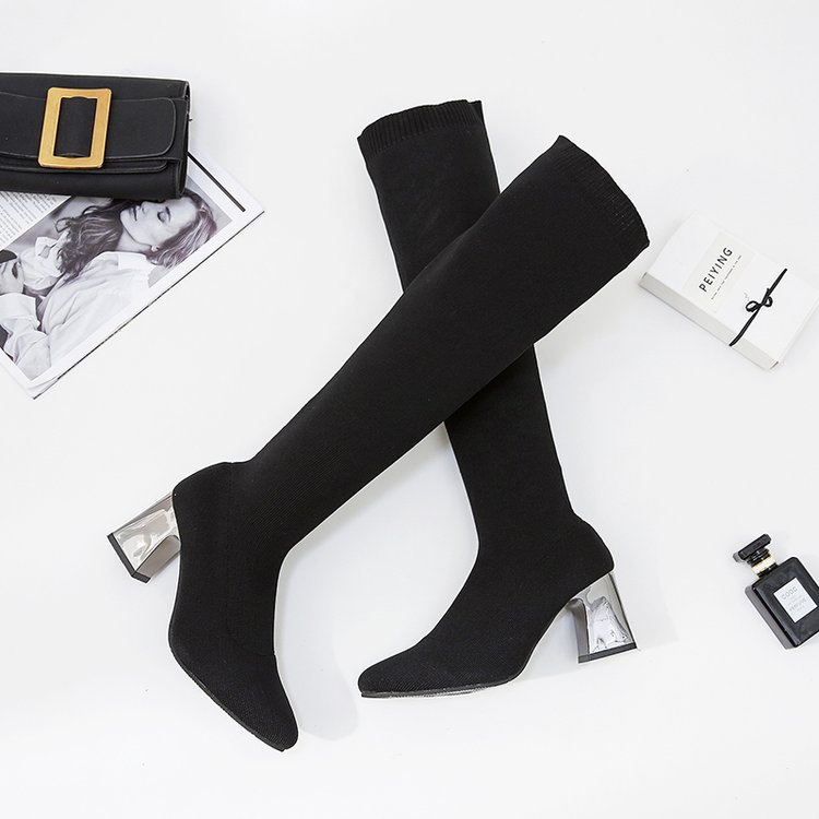 Bottes femme en Tissu - Ref 3354712 Image 3