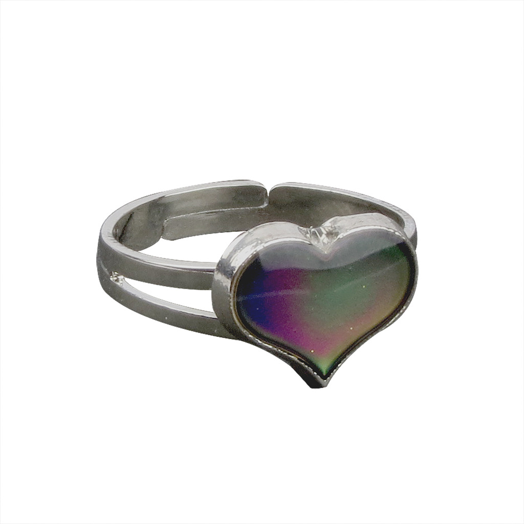 Fashion Heart Opening Ring display picture 3
