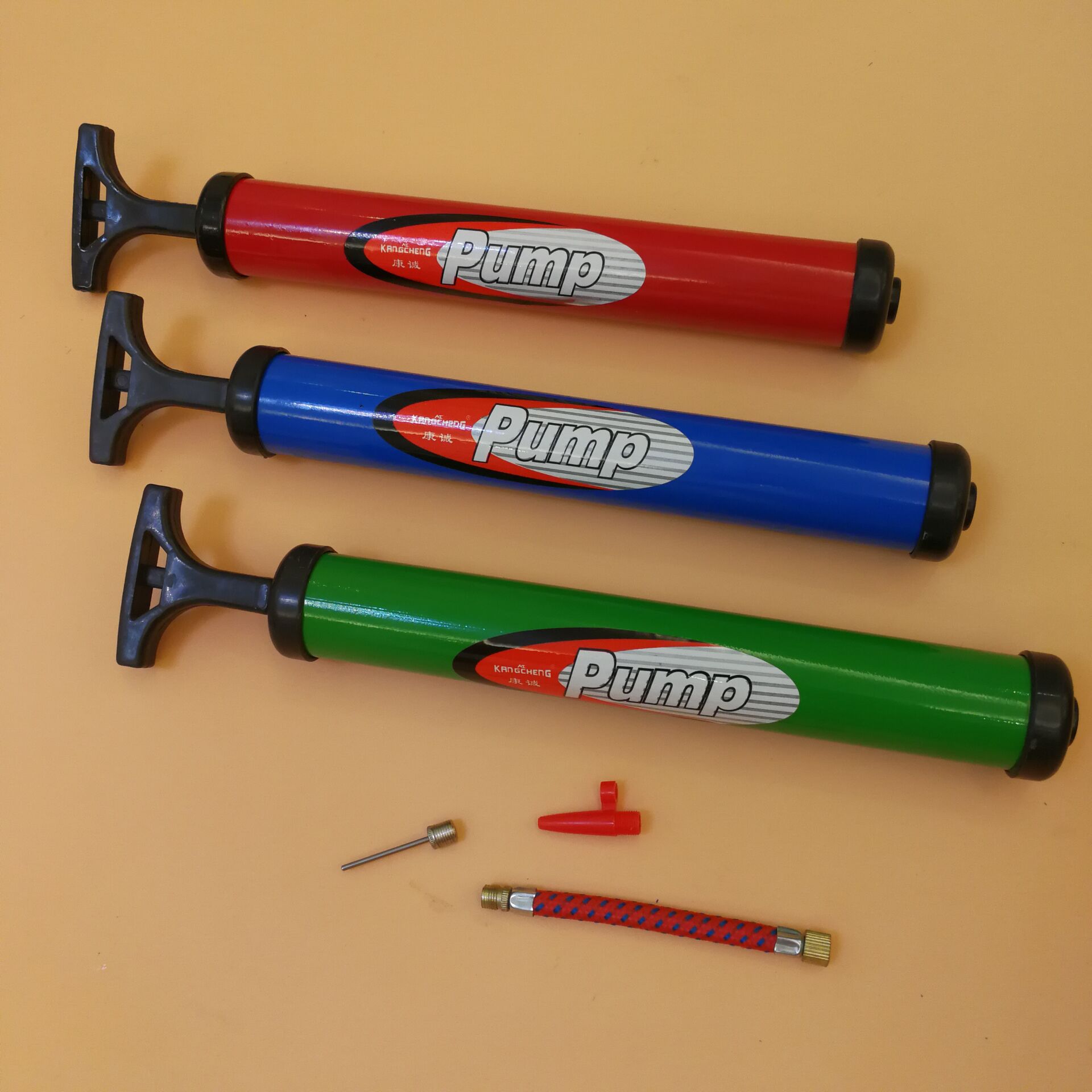 便携迷你打气筒自行车篮球足球通用配球针 电动车高压康城汽筒