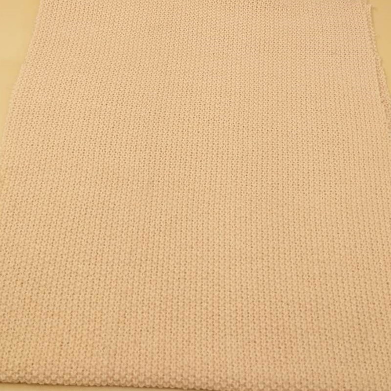 厂家批发纯色素色雪花毛线布外贸毛绒玩具鞋面制衣厂专用针织布匹