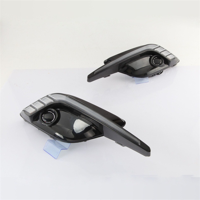 Aplicable a 17 modelos de Mazda 3 onksela luz diurna luz blanca + luz amarilla dirección luz diurna luz antiniebla delantera