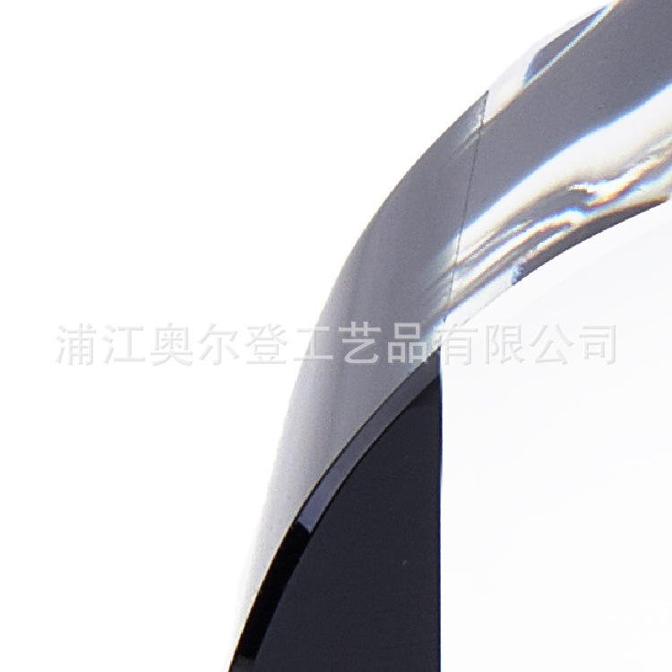 浦江水晶K9黑色圆形20ml阿拉伯中东香薰精油瓶批发男士香水瓶定制详情图3