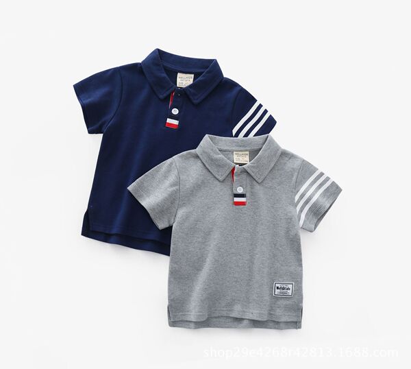 Sports summer children's short sleeve T-shirt for leisure
