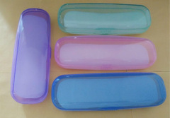 Plastic Colorful Transparent Reading Glasses Case, Simple and Lightweight Reading Glasses Case, Fresh Clip Sunglasses Organizer