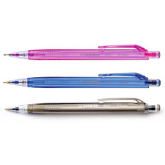 批發德國stablio 思筆樂3555透明樂鉛筆0.5mm/0.7mm三角杆自動鉛