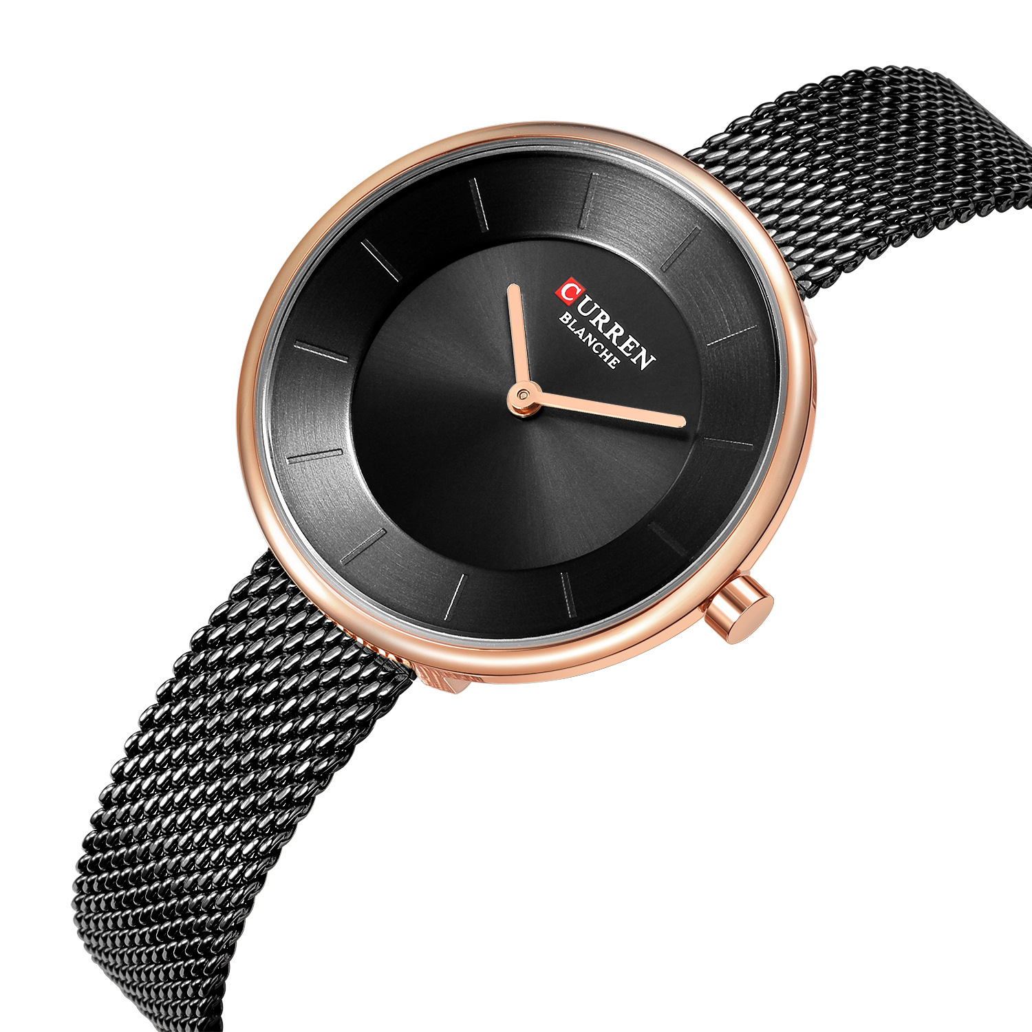 Curren/Carryon 9030 Women's Watch Mesh Belt Women's Watch Waterproof Quartz Watch Casual Fashion Women's Watch_voghion.com