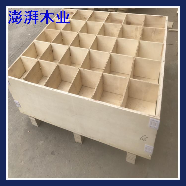 无锡澎湃厂家定做加工出口隔板式木箱定制免熏蒸胶合板包装箱
