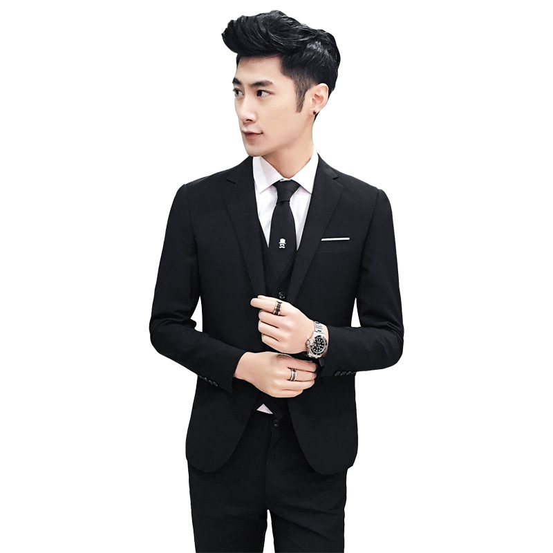 Traje chaqueta de los hombres traje juvenil chaqueta profesional de los hombres solo estilo coreano occidental slim fit negocios casual traje pequeño traje