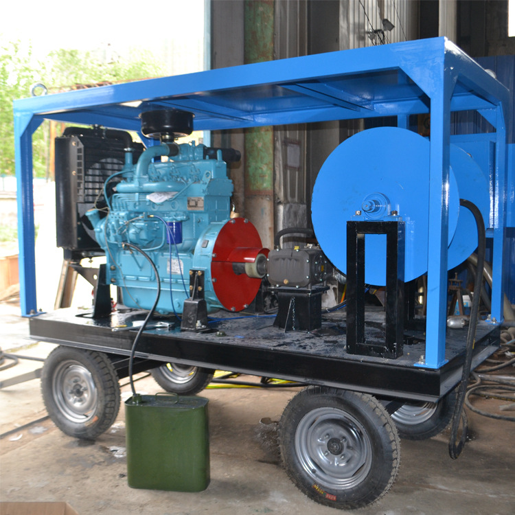 50公分管道疏通清洗设备 汽油驱动电启动意大利进口管道清洗设备