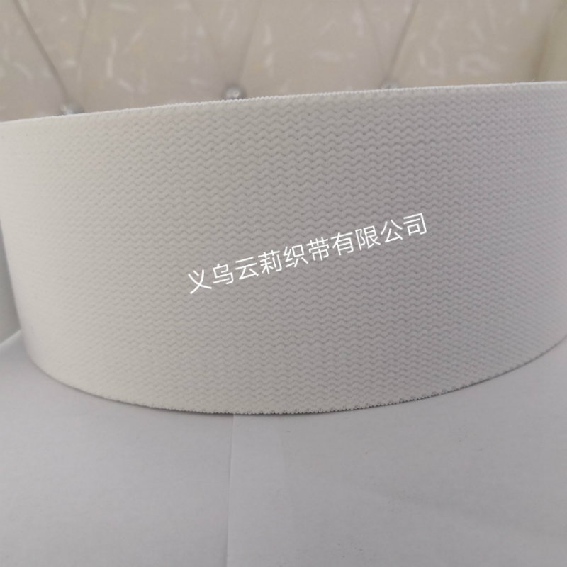 条纹尼龙拉毛带 单面绒毛弹力松紧带 云莉织带厂家批发
