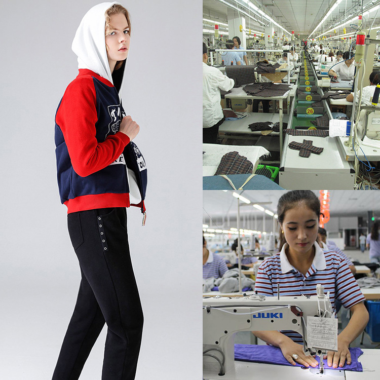 【淘工厂】服装厂女装来样加工定制贴牌清加工生产套头卫衣开衫|ms