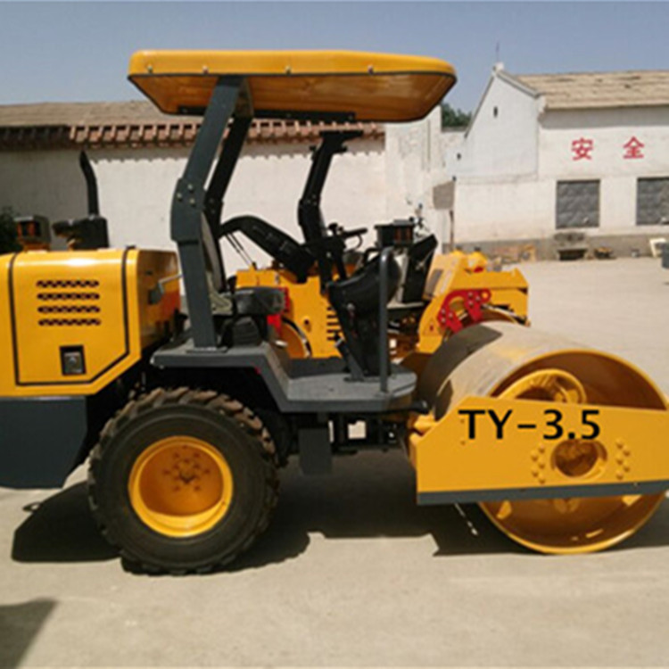 3吨半单钢轮压路机 座驾压路机厂家 路面压实机供应