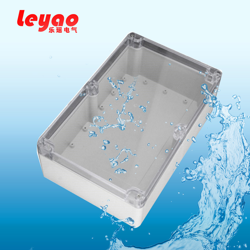 批发户外防雨电缆盒防水盒透明开关盒分线盒LY-F11T 380*260*105