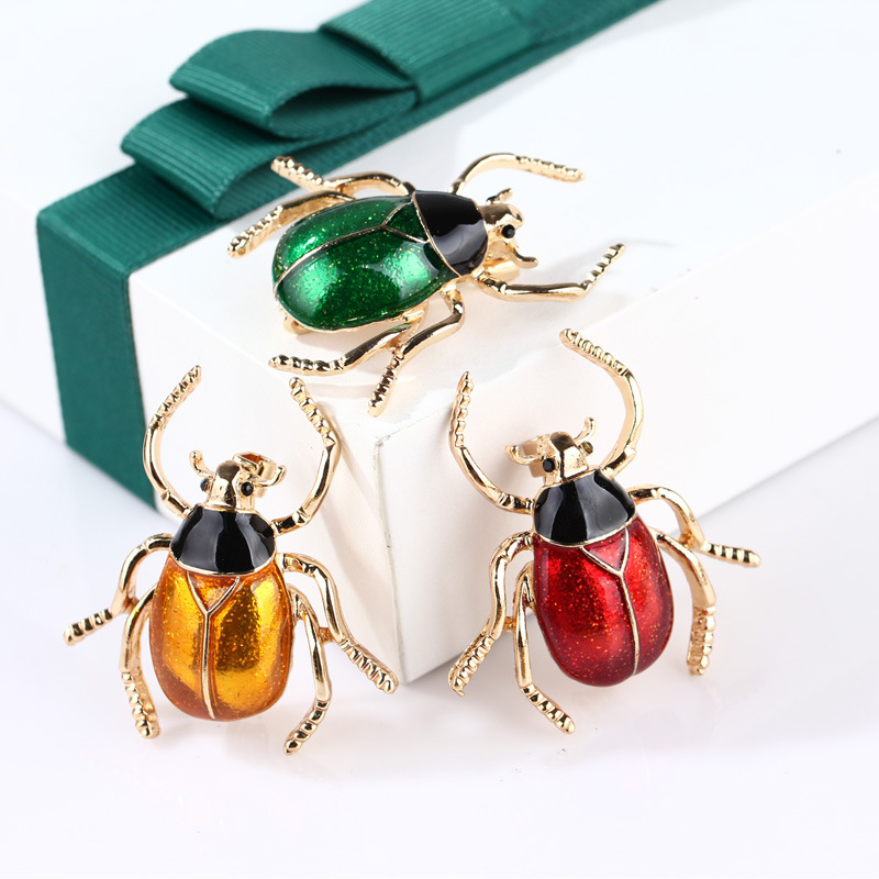 Cartoon Style Cute Insect Alloy Enamel Inlay Rhinestones Unisex Brooches display picture 3