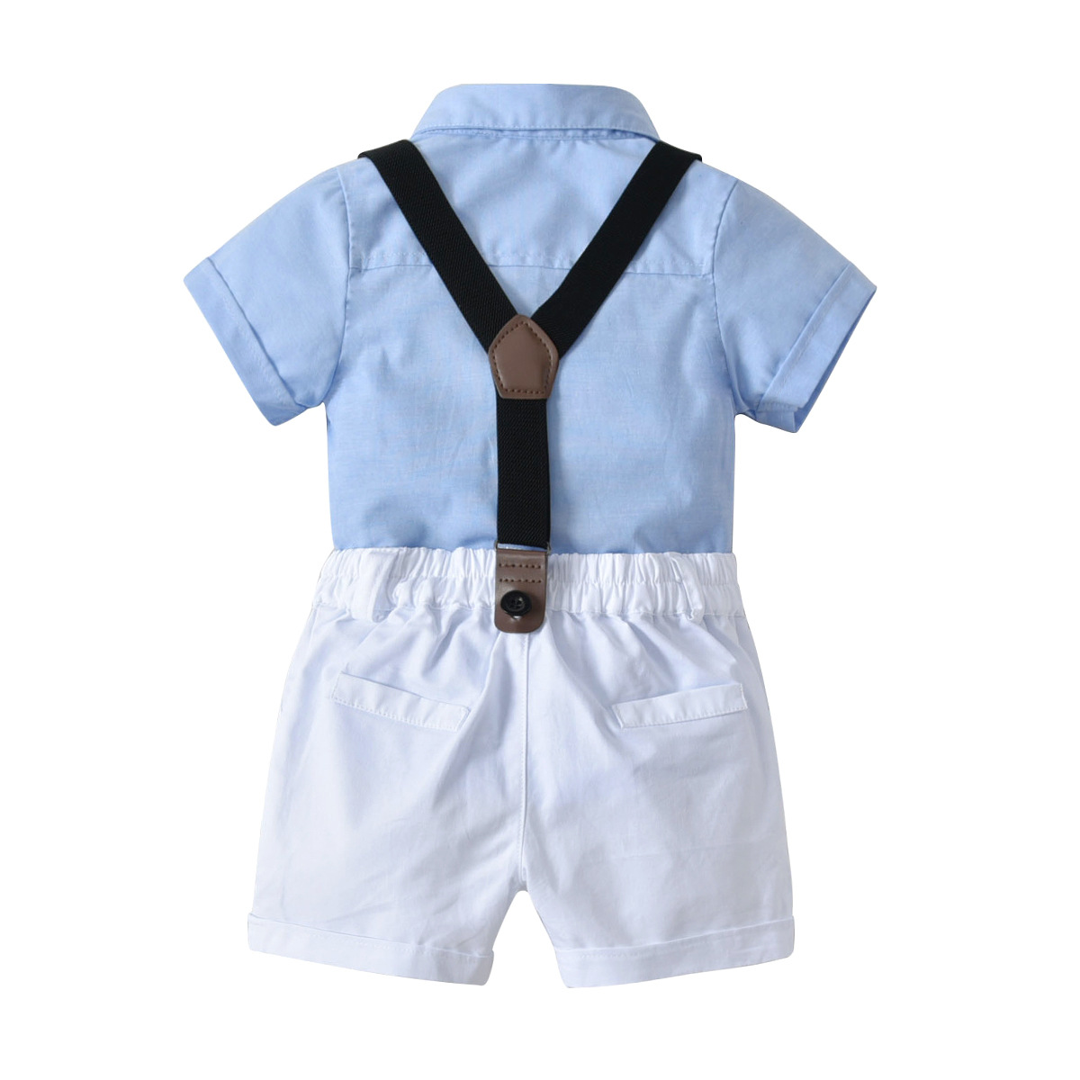 Gentleman Suit Baby Sling Two-piece Suit  British Style Handsome Children's Dress display picture 14