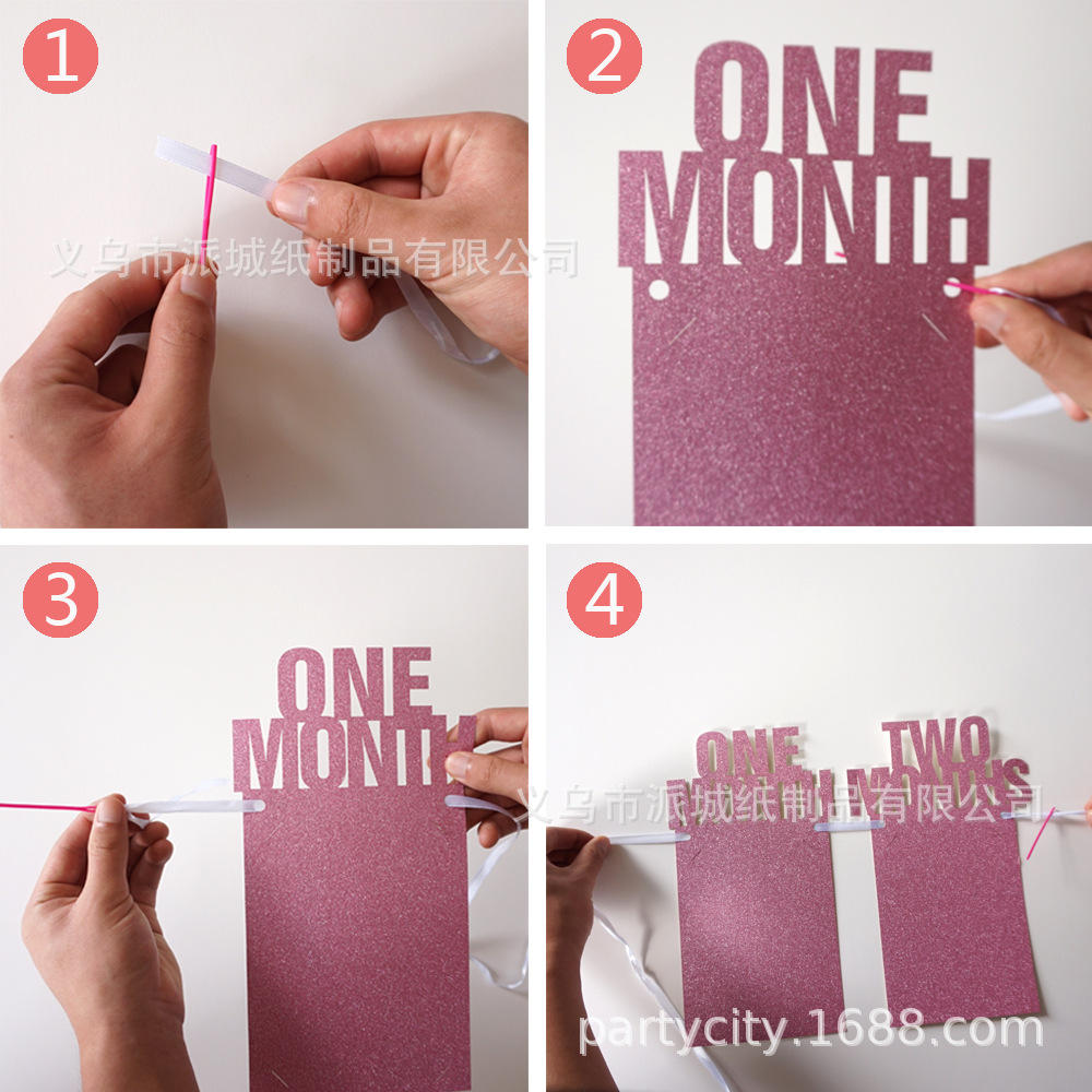 Recién nacido bebé cumpleaños fiesta diseño de fondo Recién nacido 12 meses bebé cumpleaños foto tirar bandera