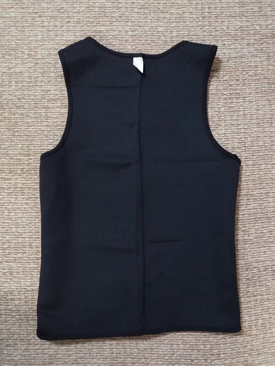 Popular cremallera neopreno corsé deportes sudor-wicking corsé Chaleco de la aptitud de los hombres al por mayor entrega de una sola pieza