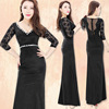 Banquet Evening Dresses Long-style New Fashion Party Night Female 